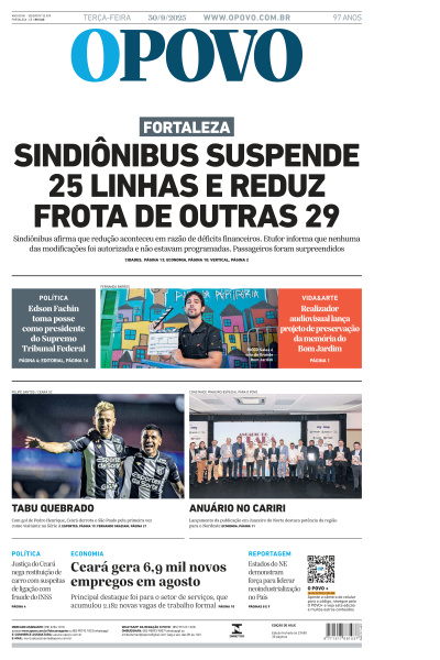O POVO - Edição de 30 de Setembro de 2025