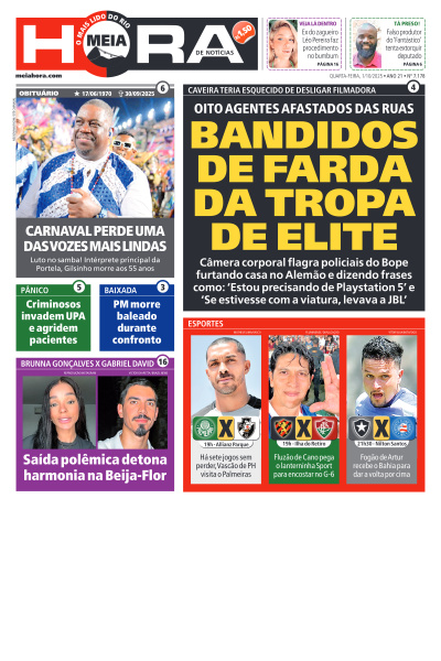 MEIA HORA - Edição de 01 de Outubro de 2025