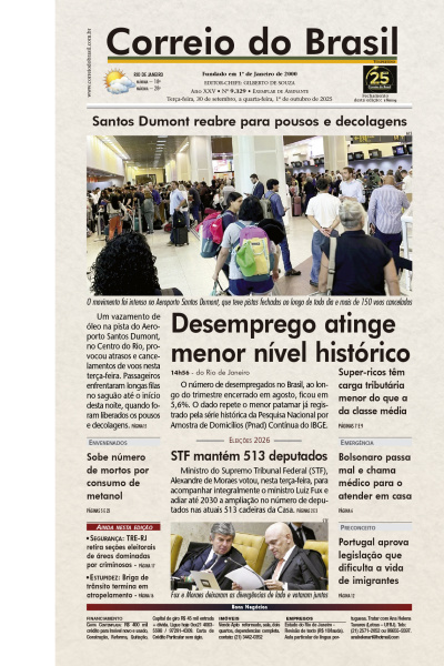 Correio do Brasil - Edição de 01 de Outubro de 2025