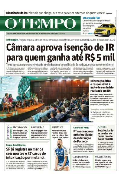 O TEMPO - Edição de 2 de Outubro de 2025