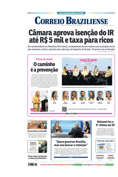 Correio Braziliense - Edição de 02 de Outubro de 2025