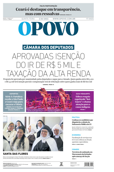 O POVO - Edição de 02 de Outubro de 2025