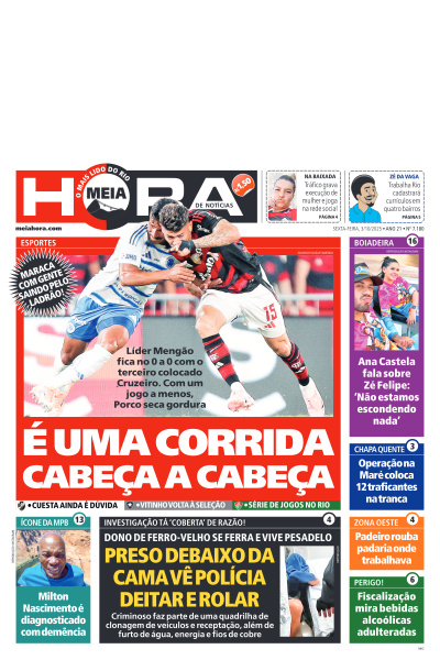 MEIA HORA - Edição de 03 de Outubro de 2025
