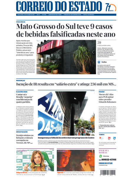 Correio do Estado - Edição de 03 de Outubro de 2025