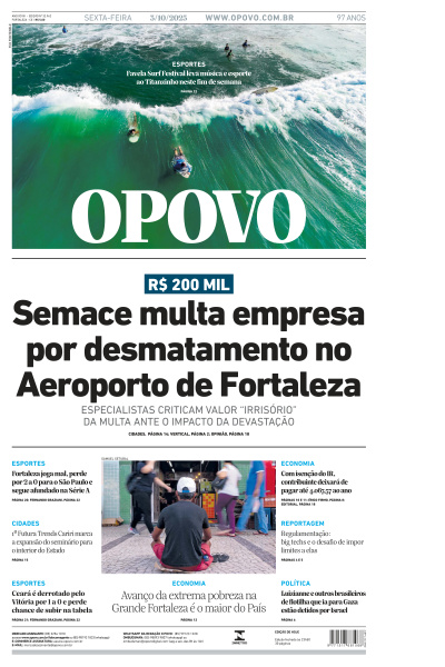 O POVO - Edição de 03 de Outubro de 2025