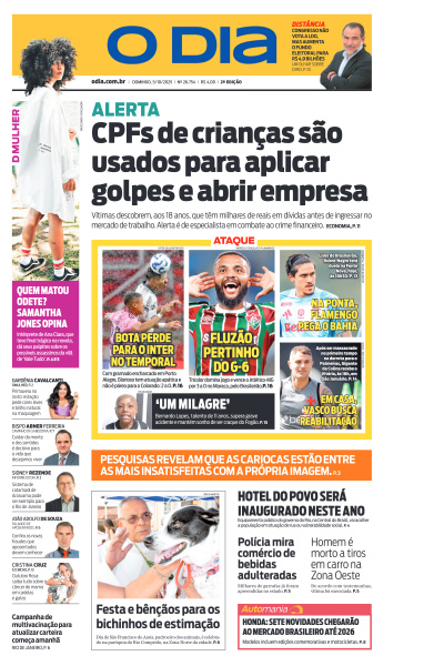 O DIA - Edição de 05 de Outubro de 2025