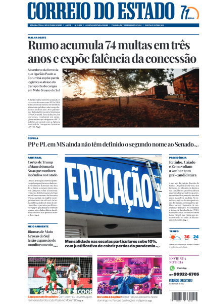 Correio do Estado - Edição de 06 de Outubro de 2025
