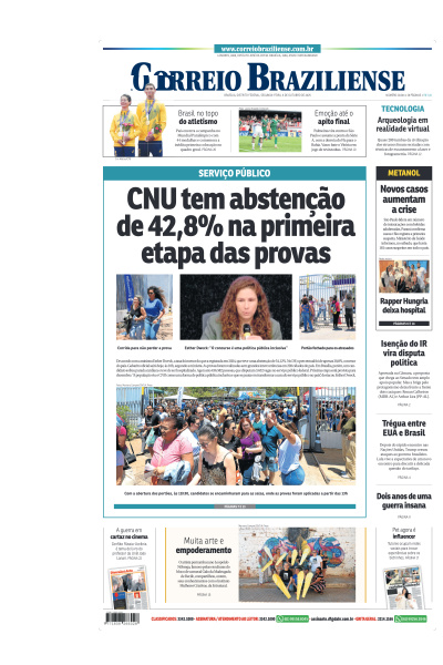 Correio Braziliense - Edição de 06 de Outubro de 2025
