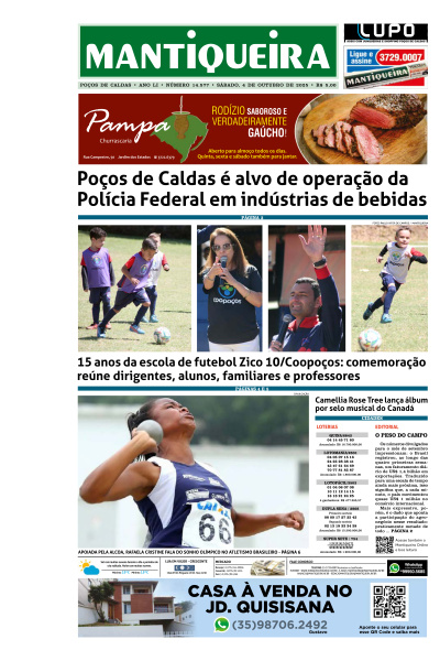 Mantiqueira - Edição de 06 de Outubro de 2025