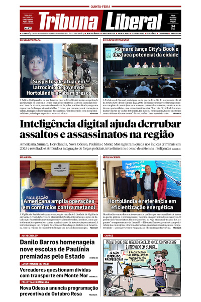 Tribuna Liberal - Edição de 9 de Outubro de 2025