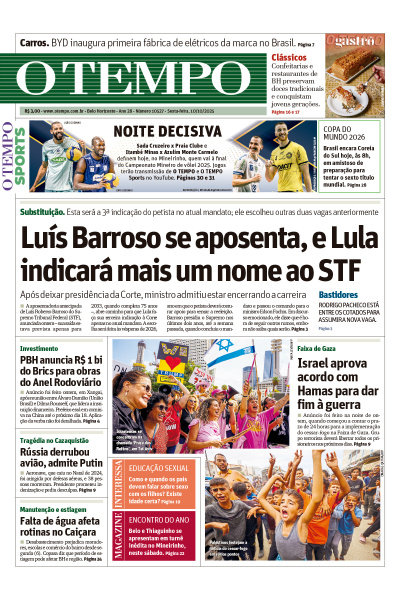 O TEMPO - Edição de 10 de Outubro de 2025