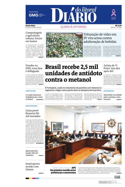 Diário do Litoral - Edição de 10 de Outubro de 2025