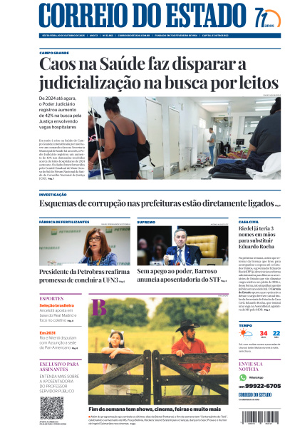 Correio do Estado - Edição de 10 de Outubro de 2025