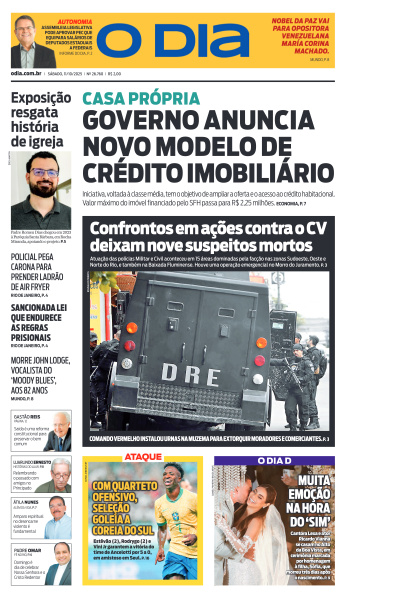 O DIA - Edição de 11 de Outubro de 2025