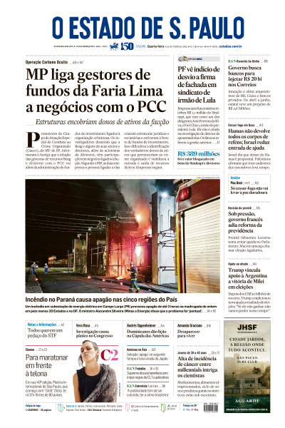 Estadão - Edição de 15 de Outubro de 2025