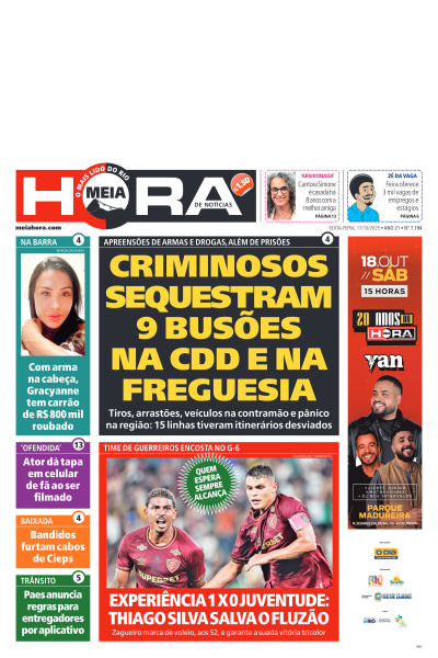 MEIA HORA - Edição de 17 de Outubro de 2025