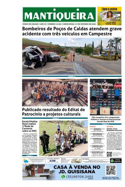 Mantiqueira - Edição de 17 de Outubro de 2025