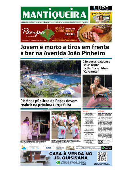 Mantiqueira - Edição de 19 de Outubro de 2025