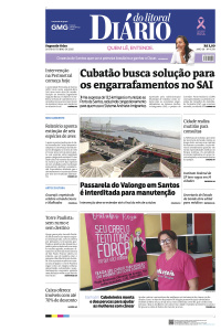 Diário do Litoral – Edição de 20 de outubro de 2025