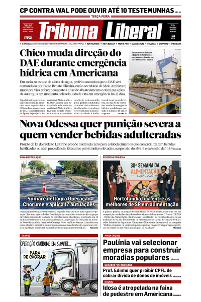 Tribuna Liberal - Edição de 21 de Outubro de 2025