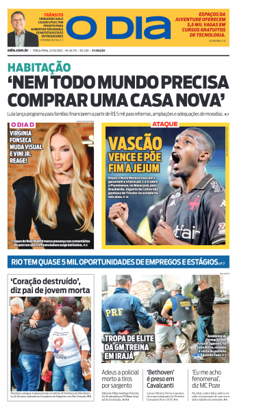 O DIA - Edição de 21 de Outubro de 2025