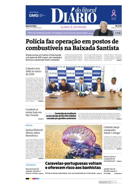 Diário do Litoral - Edição de 22 de Outubro de 2025