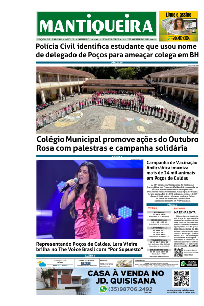 Mantiqueira - Edição de 23 de Outubro de 2025