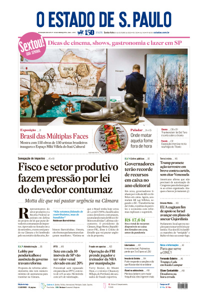 Estadão - Edição de 24 de Outubro de 2025