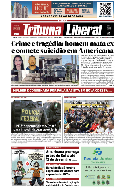Tribuna Liberal - Edição de 25 de Outubro de 2025