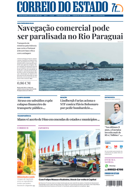 Correio do Estado - Edição de 25 de Outubro de 2025