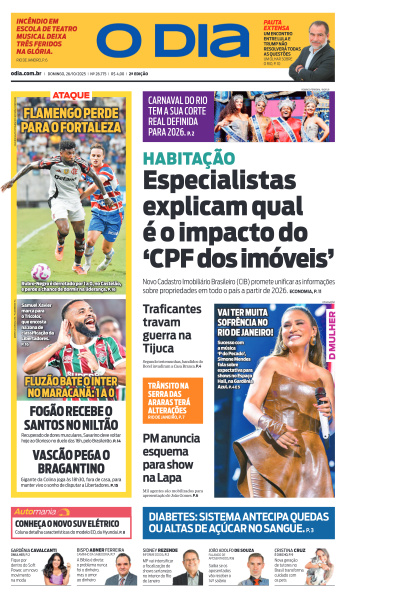 O DIA - Edição de 26 de Outubro de 2025