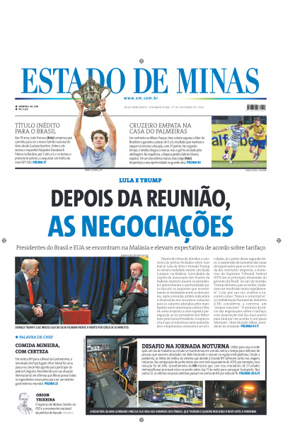 Estado de Minas - Edição de 27 de Outubro de 2025