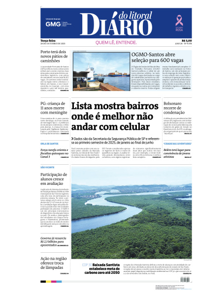Diário do Litoral - Edição de 28 de Outubro de 2025