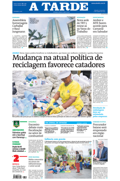 A TARDE - Edição de 31 de Outubro de 2025