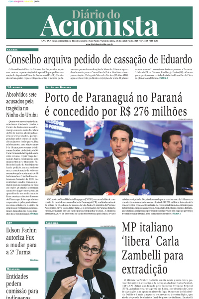 Diário do Acionista - 23 de outubro de 2025