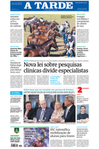 A TARDE - Edição de 4 de Novembro de 2025