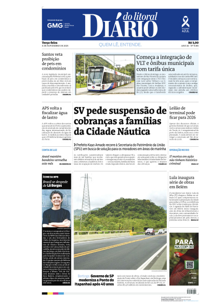 Diário do Litoral - Edição de 04 de Novembro de 2025