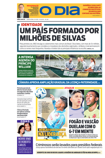 O DIA - Edição de 05 de Novembro de 2025