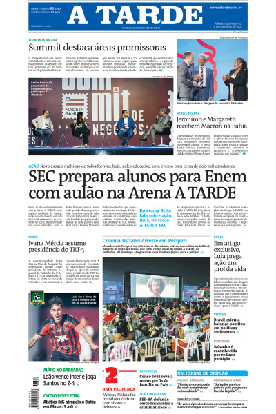 A TARDE - Edição de 6 de Novembro de 2025