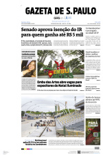 Gazeta de S. Paulo - Edição de 06 de Novembro de 2025