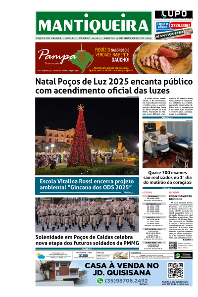 Mantiqueira - Edição de 08 de Novembro de 2025