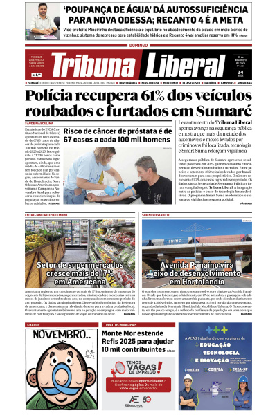 Tribuna Liberal - Edição de 9 de Novembro de 2025