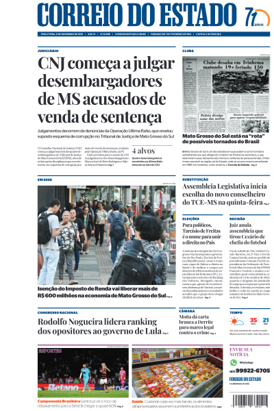 Correio do Estado - Edição de 11 de Novembro de 2025