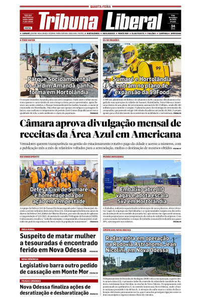 Tribuna Liberal - Edição de 12 de Novembro de 2025