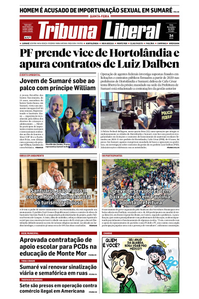 Tribuna Liberal - Edição de 13 de Novembro de 2025