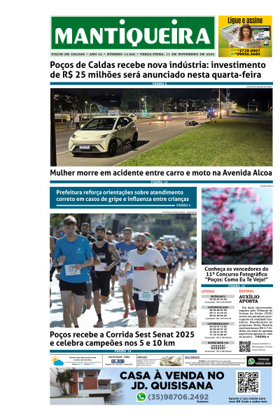 Mantiqueira - Edição de 13 de Novembro de 2025