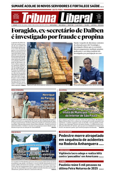 Tribuna Liberal - Edição de 14 de Novembro de 2025