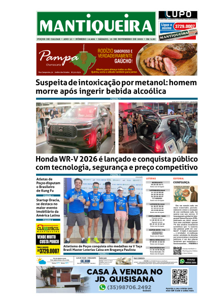 Mantiqueira - Edição de 15 de Novembro de 2025