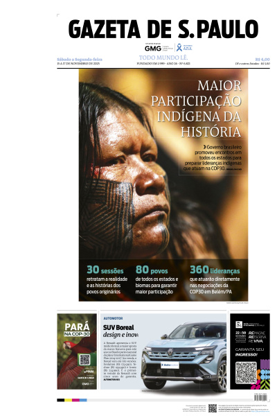 Gazeta de S. Paulo - Edição de 17 de Novembro de 2025