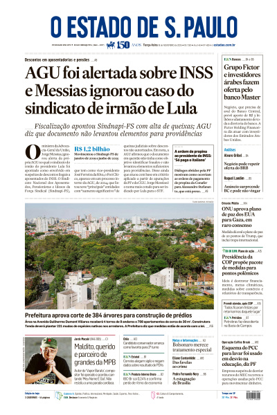 Estadão - Edição de 18 de Novembro de 2025